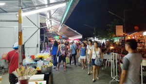 Crowd at the Phuket Sunday Night Market Thailand