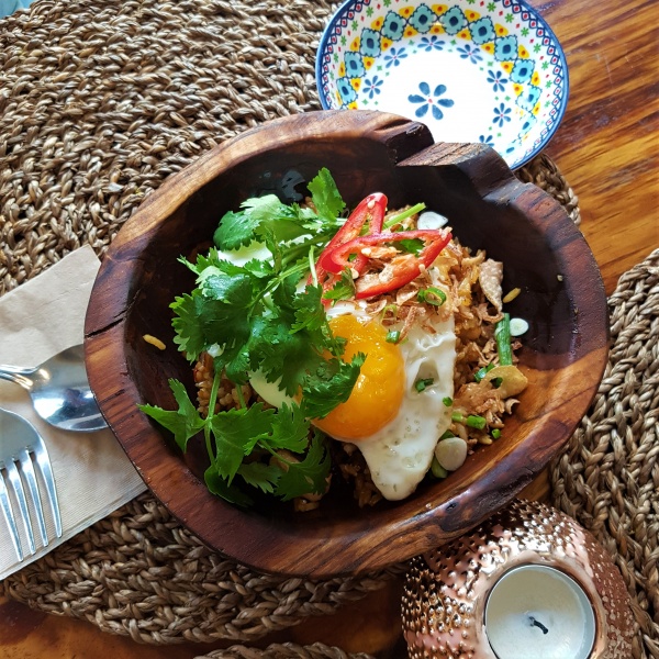 Nasi Goreng Chicken Bali in Mangwon Restaurant Balinese Food Seoul Hongdae Toronto Seoulcialite