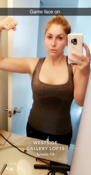 Woman Sweaty Workout Strong Toronto Fitness